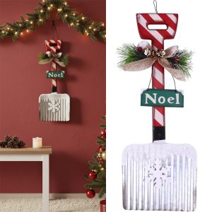1-Pcs Snowflake Pattern Shovel Pendant Decor for Christmas Holiday Decoration #YW-49394