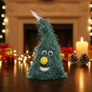 17-cm Christmas Tree Figurines With Swinging Movement