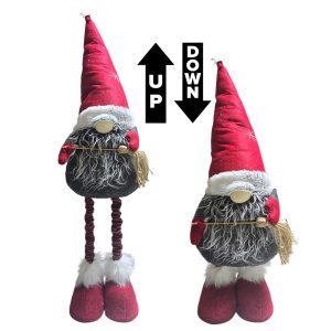 54-74cm Tall Christmas Dwarf Decoration – Stretchable Legs