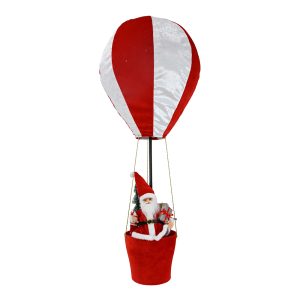 60-cm Santa Hot Air Balloon Christmas Decoration