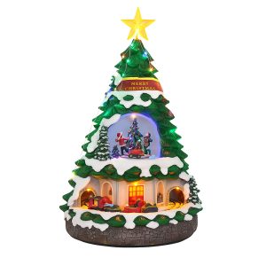 Christmas Tree Lighted Village JOCM503
