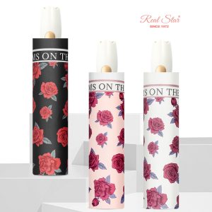 RST Rose Umbrella Special Flower Shape Woman Automatic Folding Umbrella UV Sun and Rain Double Ribs Umbrella # 5242