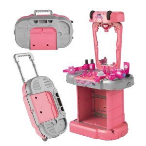 Dresser Makeup Station Toy for Girls – with Light & Music