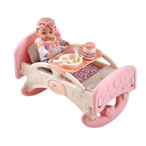 Baby Doll Playset 28 cm with Rocking Crib