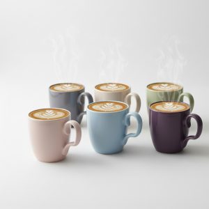 Phoenix 6-Pieces Soft Color Mug Set