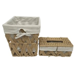 Basket & Tissue Box Set – Elegant and Practical Design - Beije