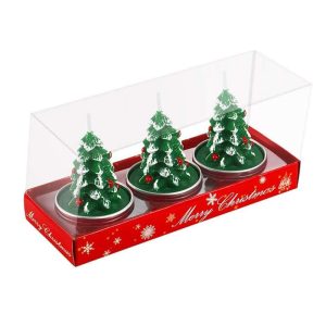 3-Pieces Christmas Tealight Candles set