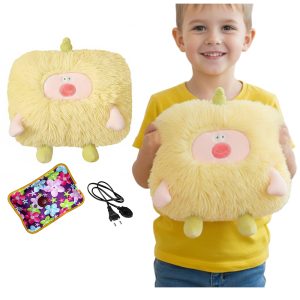 Rechargeable Hot Water Bag With Cute Soft Plush Pillow #834