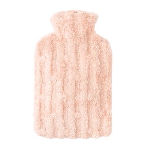 2-L Fuzzy Hot Water Bottle, Double Sided Heating, Leak-Proof PVC Hand & Stomach Warmer #B-10