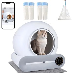 Smart Self-Cleaning Cat Litter Box with App Control – MB14