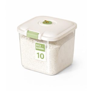 Leak-Proof Rice Storage Container – 10L Airtight PP Bin