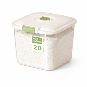 Leak-Proof Rice Storage Container – 20L Airtight PP Bin