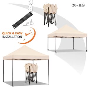 Automatic Pop-Up Heavyweight Waterproof Folding Tent 3X3-Meters (20KG)