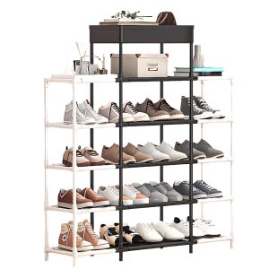 Multifunction Double-color Matching Shoe Rack Organizer
