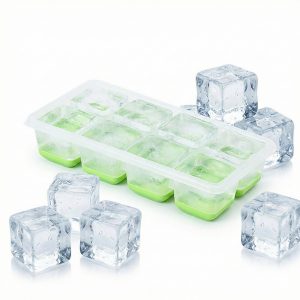Ice Cube Tray with Silicone Bottom (8 Grid) #2248