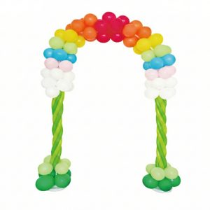 DIY 96-Pcs Colorful Latex Balloon Arch