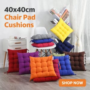 Chair Cushions 40 x 40 cm Pillow with Soft Laces #SP026