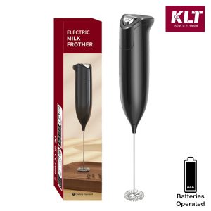 KLT Electric Battery-Operated Mini Handheld  Mixer Foam Maker KJBQ-93