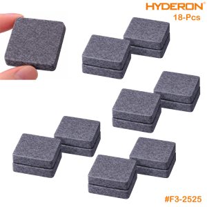 18-Pcs Square Felt Furniture Pads, F3-2525