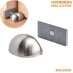 Magnetic Door Stopper Stick-On Installation #HS-25500