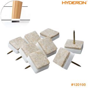Square Nail-On Furniture Glides – Felt Pads (7-Pack) 120100