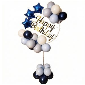 DIY 38-Pcs Balloon Stand frame set Decoration Happy Birthday with LED - 180cm