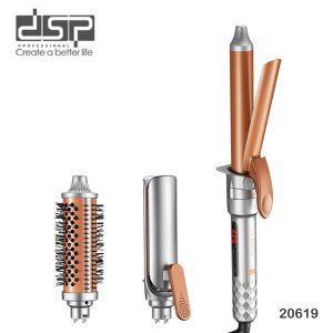 DSP 20619 3-in-1 Hair Straightener & Curler