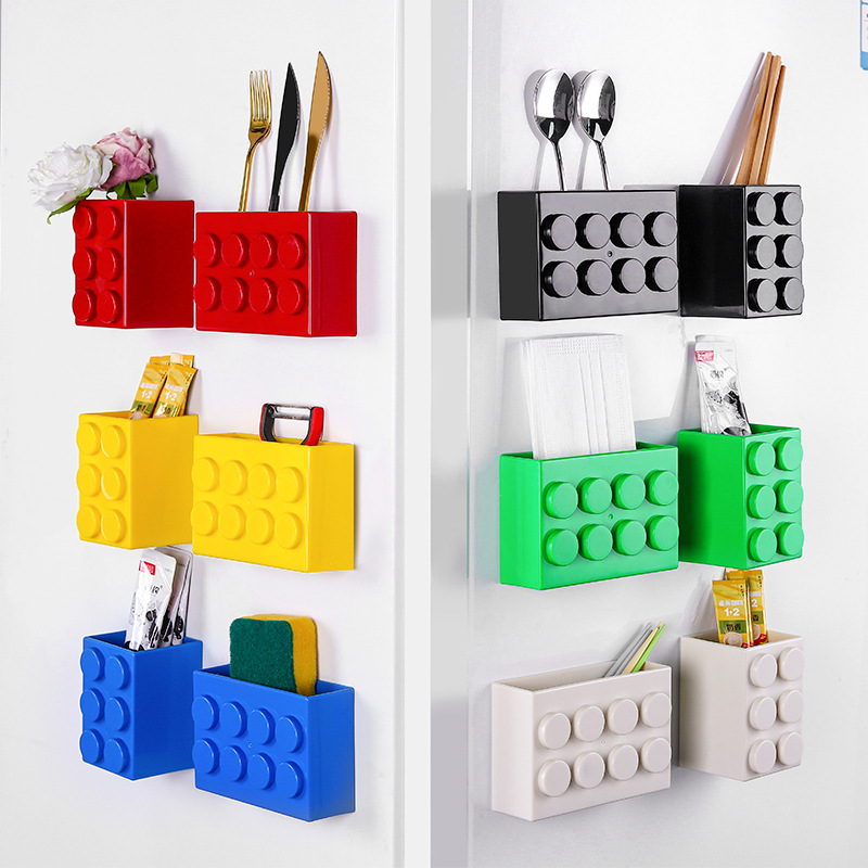 2-Piece Magnetic Block Storage Box Set - TezkarShop Official Website