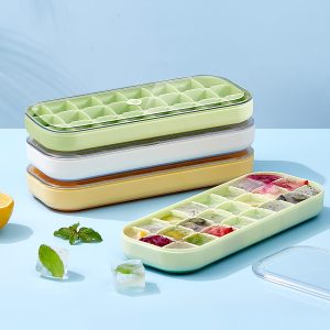 Ice Cube Tray with Lid Included (24 Grid) #2522