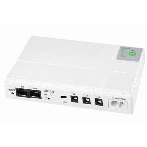 DC Mini Ups For Wifi Router, 5v 9v 12v Output POE 24v