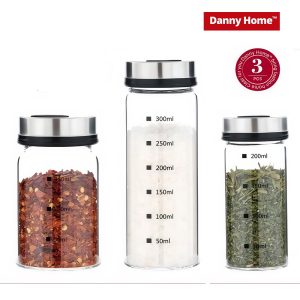Danny Home 3-Piece Spice Jar Set – Multi Sizes 1900-41