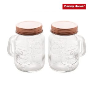 Danny Home Rose Gold Mini Mason Jars 1900-66