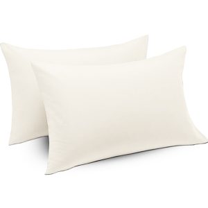Inspire 2-Pcs Breathable and Cooling Pillow Cases Standard Size 50 x 75 cm - Light Beige