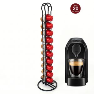 Nespresso Coffee Capsule Holder Fit For 20-Capsules - Black