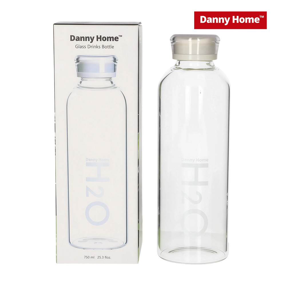 Danny Glass Drinks Bottle with Silicone Sleeve – 750ml YDB03-04 ...