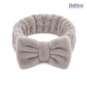 Bathlux Soft Spa Makeup Headband Towel L.Grey 51101