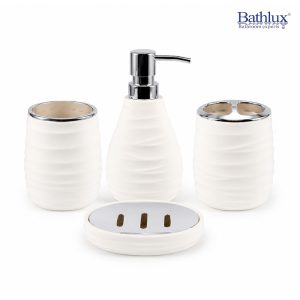 Bathlux Set of 4 Bathroom Accessories 71926