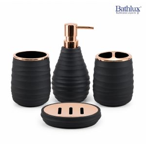Bathlux Set of 4 Bathroom Accessories 71927