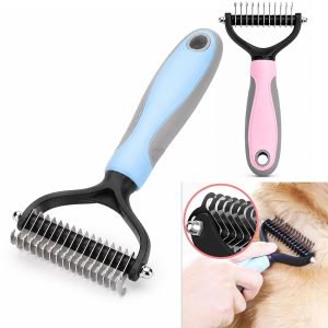 Pet Dematting Comb & Grooming Rake