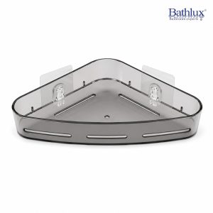 Bathlux 33036 Self-Adhesive Plastic Corner Shelf