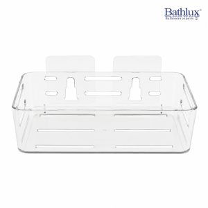 Self-Adhesive Plastic Storage Shelf