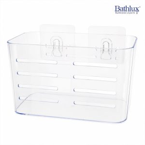 Self-Adhesive Plastic Deep Storage Basket