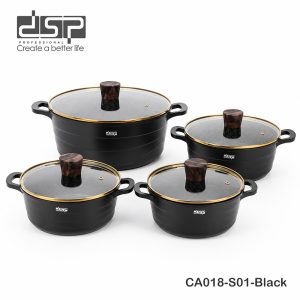 DSP CA018-S01-Black Cookware Set