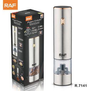 RAF R.7141 3-in-1 Stainless Steel Salt Pepper & Spice Grinder