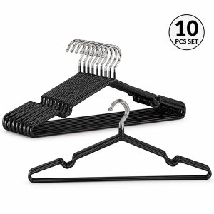 10-Pieces PVC Coated Metal Hangers 20x40cm (4mm)