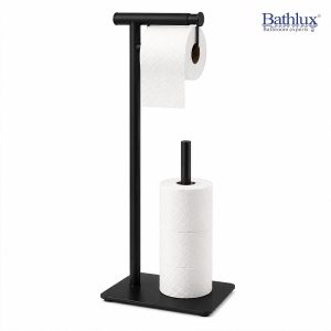 Bathlux Standing Toilet Paper Holder & Toilet Brush Stand #71752