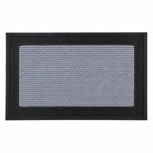 Grey Coir Front Door Mat – 40 × 60 cm #DM1011