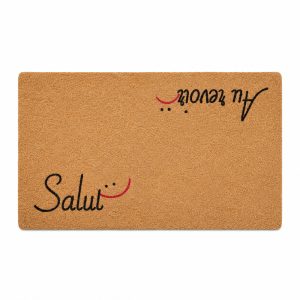 Salut-Aurevoir Front Door Mat – 75 × 45 cm #DM1016