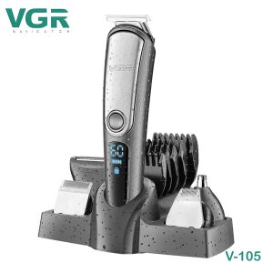 VGR V-105 Professional 5-in-1 Waterproof Grooming Kit