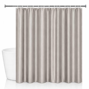 Bathlux Fabric Shower Curtain 180x180cm Khaki #60740